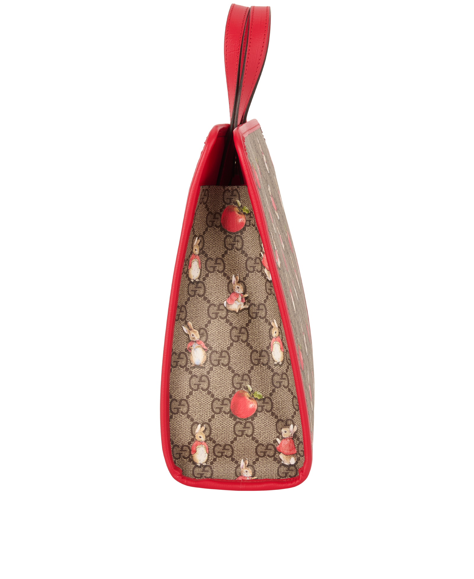 x Peter Rabbit Tote, &pound;495, Handbags, Beige/Red, Canvas, Bottom view